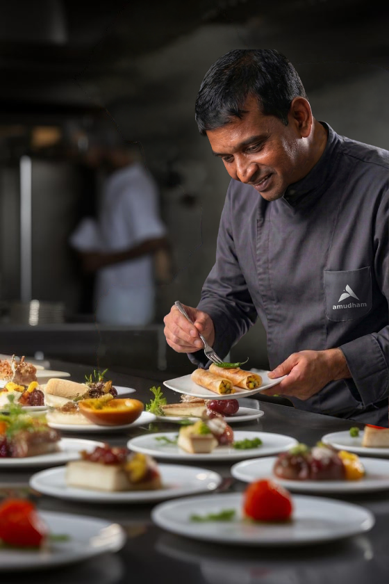 Chef plating